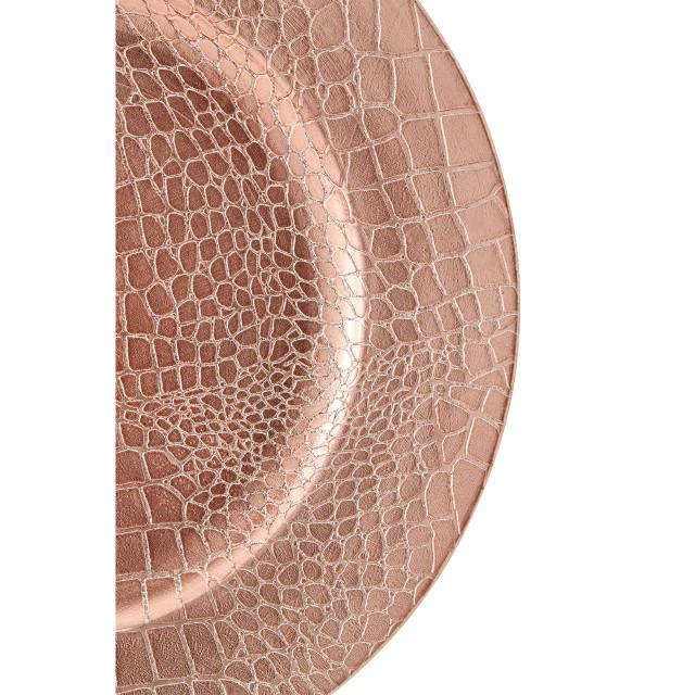 Premier Housewares Dia Rose Gold Textured Charger Plate