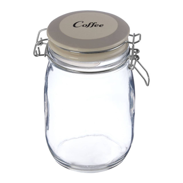 premier housewares Diego Coffee Glass Storage Jar 1000ml