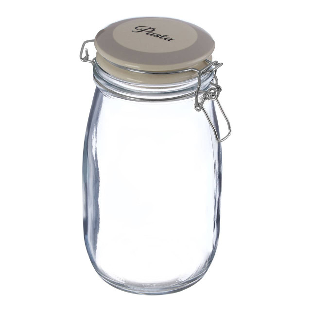 Premier Housewares Diego Pasta Glass Storage Jar 1500ml