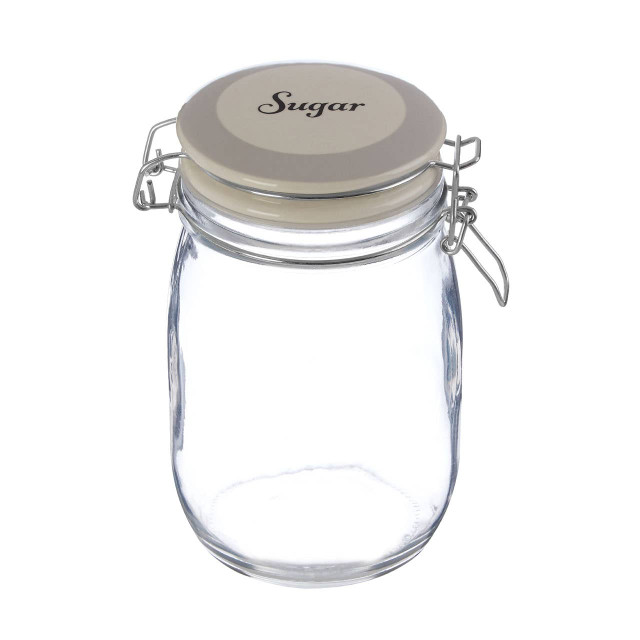 premier housewares Diego Sugar Glass Storage Jar 1000ml