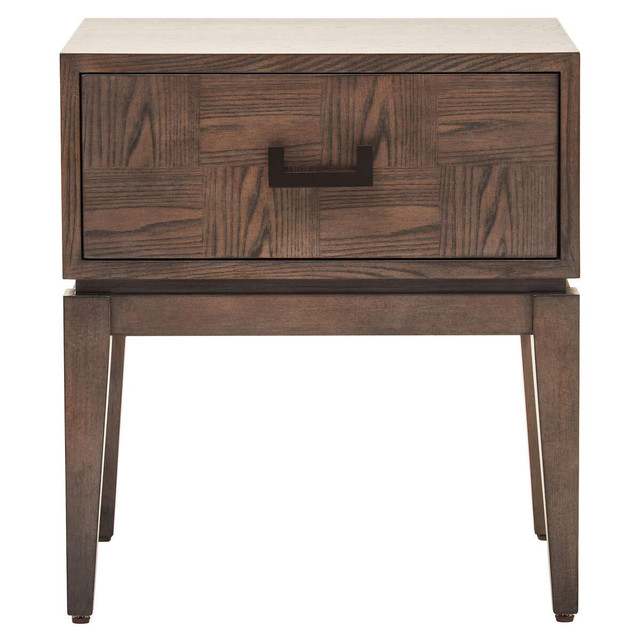 Premier Housewares Dimaro Antique Grey One Drawer Side Table