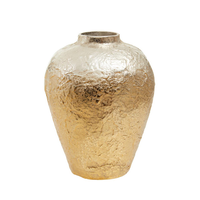 Premier Housewares Dion Large Ombre Silver And Gold Finish Vase