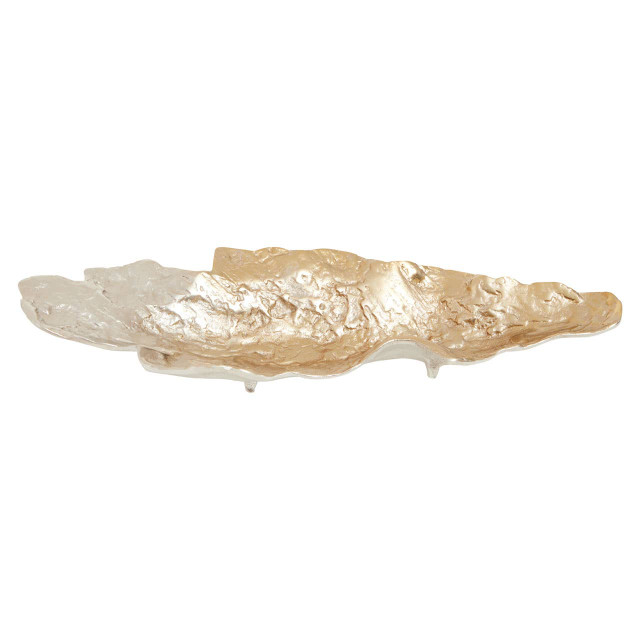 Premier Housewares Dion Small Ombre Silver And Gold Finish Dish