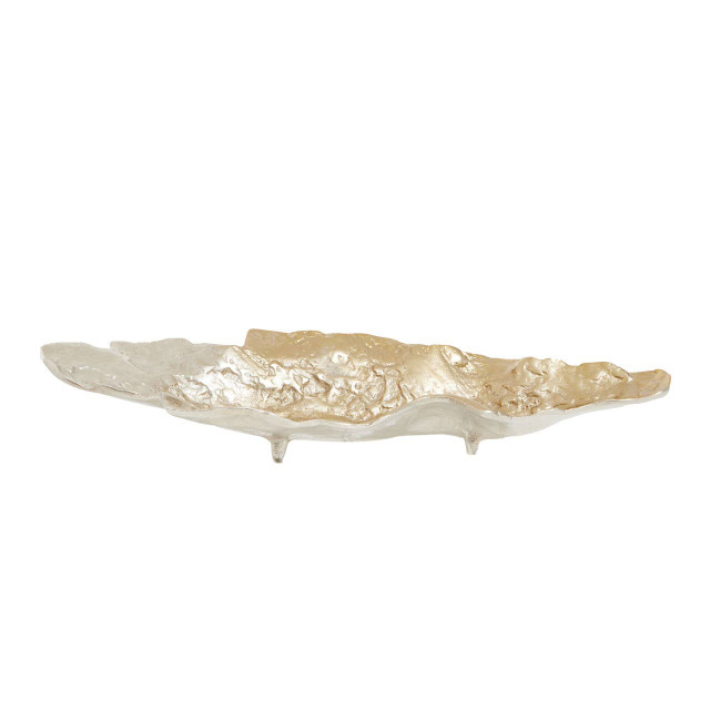 premier housewares Dion Small Ombre Silver and Gold Finish Dish