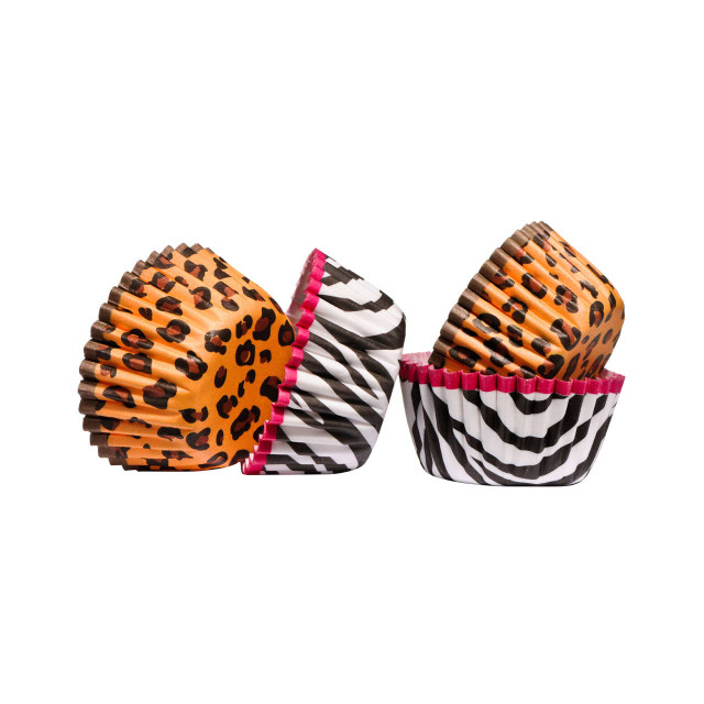 premier housewares Diva Animal Print Print 100 Pcs Mini Cupcake Cases