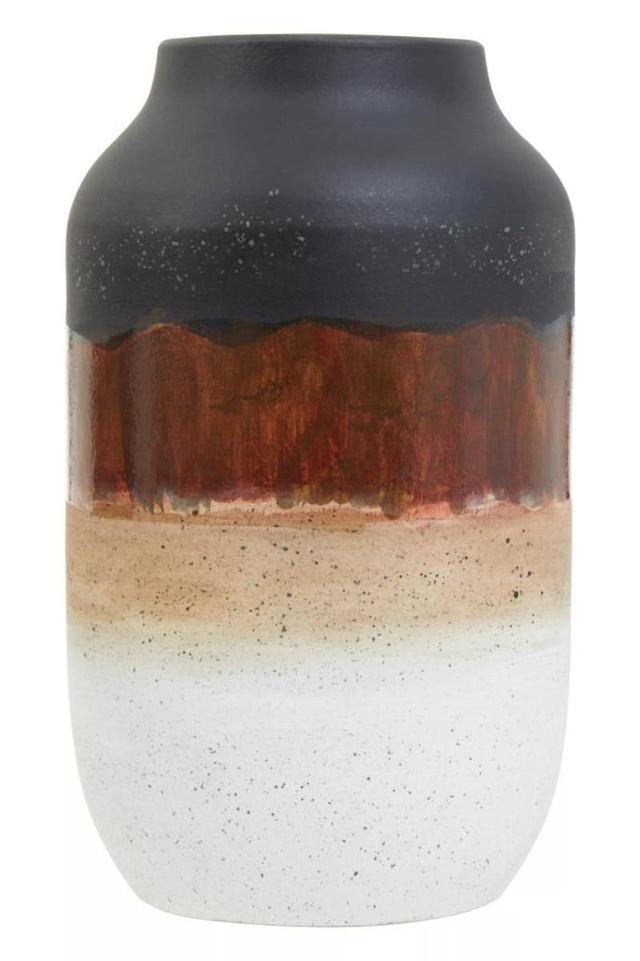 premier housewares Domo Multi Tonal Earthenware Vase