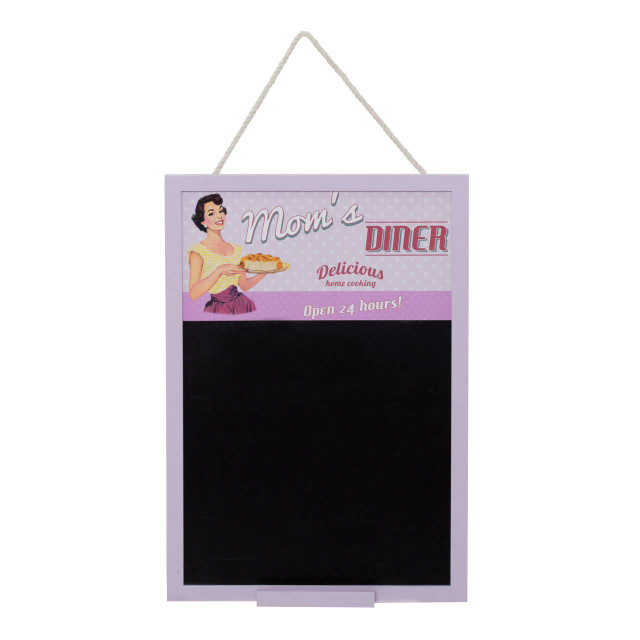 Premier Housewares Doris Retro Diner Theme Chalkboard