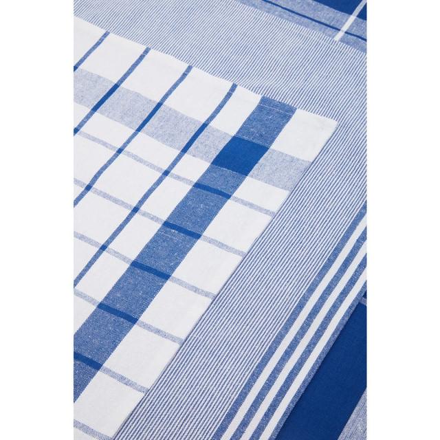 Premier Housewares Doro Set Of Three Blue And White Tea Towels