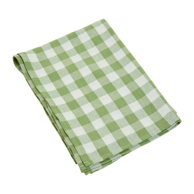 Premier Housewares Doro Set Of Three Green And White Tea Towels
