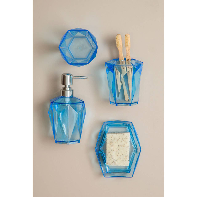 Premier Housewares Dow Blue Acrylic Lotion Dispenser