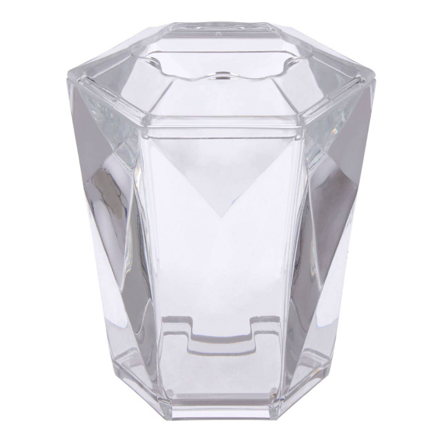 Premier Housewares Dow Clear Acrylic Toothbrush Holder