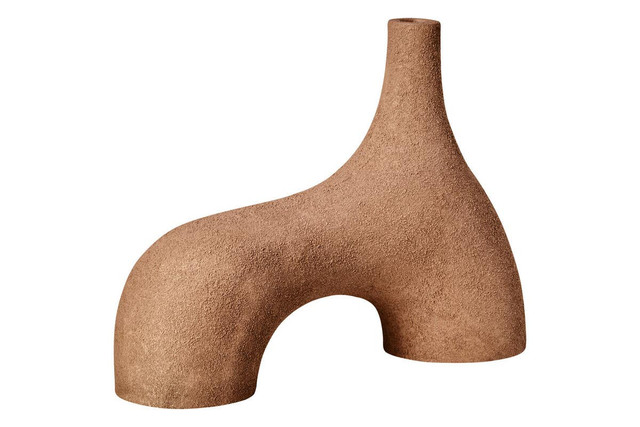 premier housewares Dunas Small Textured Beige Abstract Vase