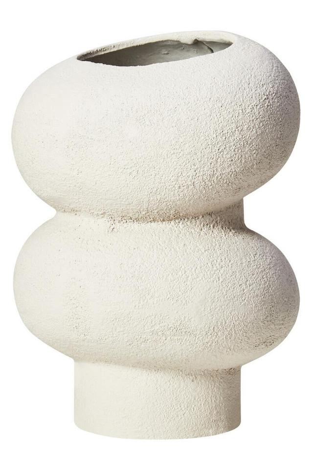 Premier Housewares Dunas Small Textured White Bubble Vase
