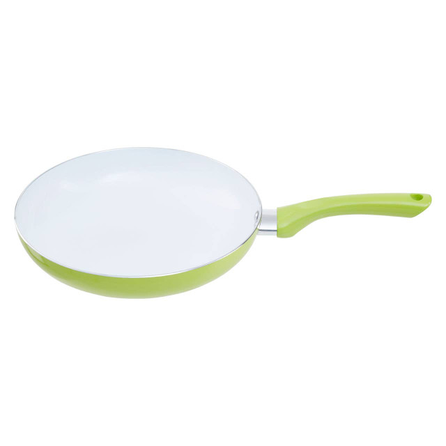 premier housewares Ecocook 26cm Lime Green Frying Pan with Ceramic Coating