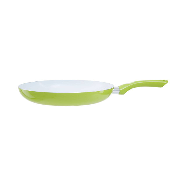 Premier Housewares Ecocook 30cm Lime Green Frying Pan With Ceramic Coating