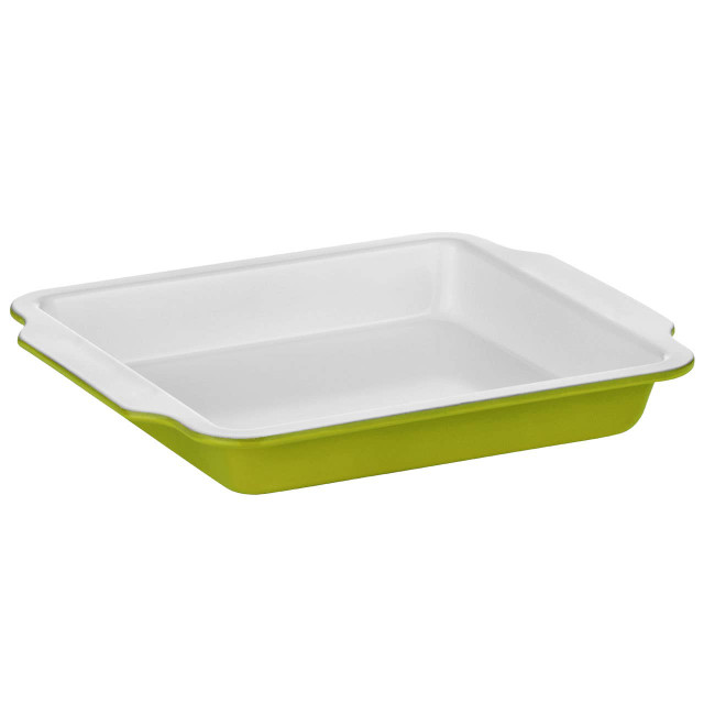 Premier Housewares Ecocook Lime Green Squarel Baking Dish