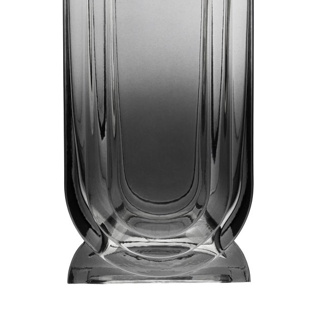 Premier Housewares Edan Large Grey Ombre Glass Vase
