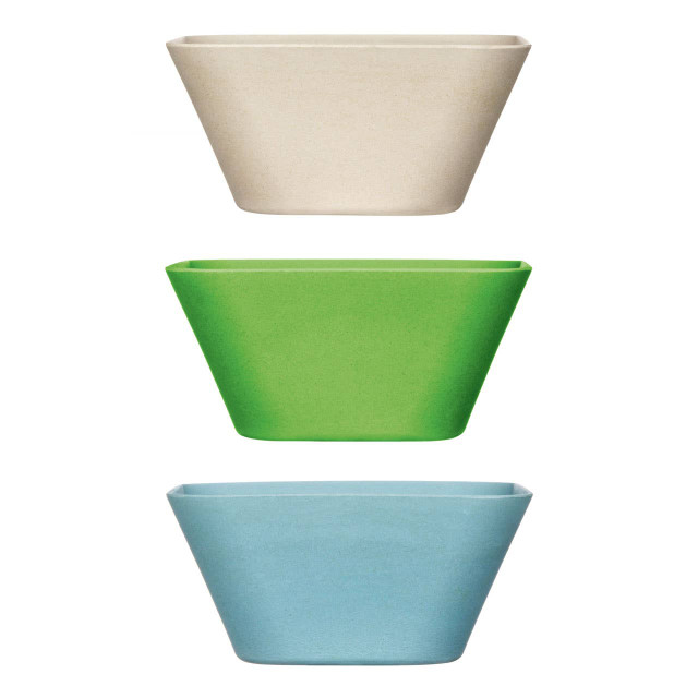 Premier Housewares Eden Green Bamboo Fibre Salad Bowl
