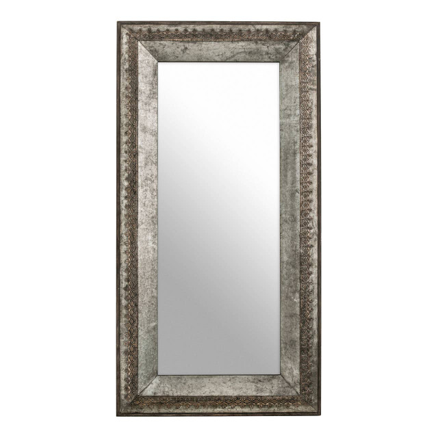 Premier Housewares Elementary Antique Grey Wall Mirror