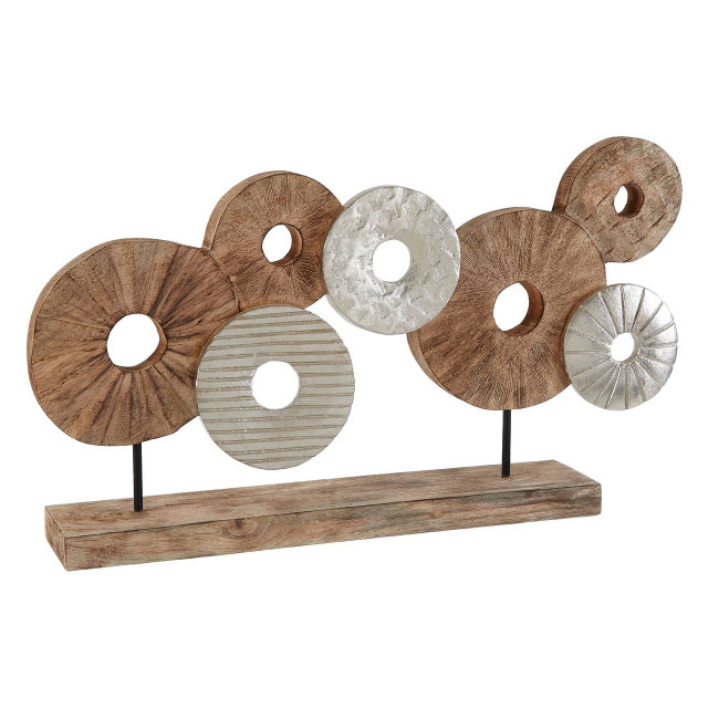 Premier Housewares Elementi 7 Disc Wooden Sculpture