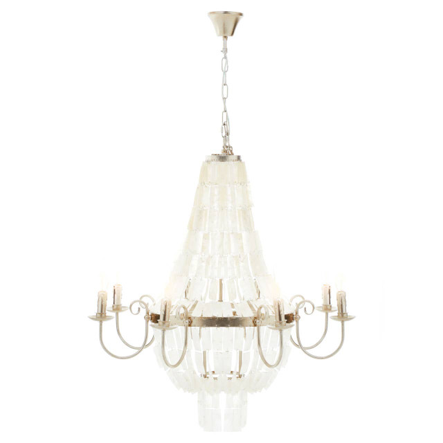 premier housewares Elena 8 Bulb Seashell Chandelier