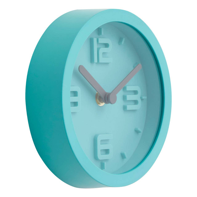 Premier Housewares Elko Green Finish Embossed Effect Wall Clock