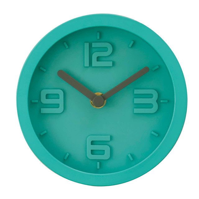 premier housewares Elko Green Finish Embossed Effect Wall Clock