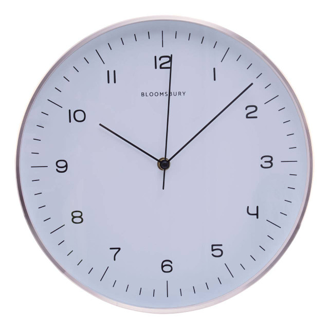 Premier Housewares Elko Round Copper Finish Wall Clock
