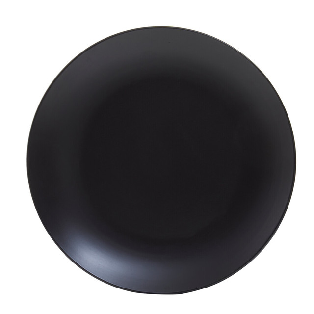 Premier Housewares Elmira 16 Piece Black Stoneware Dinner Set