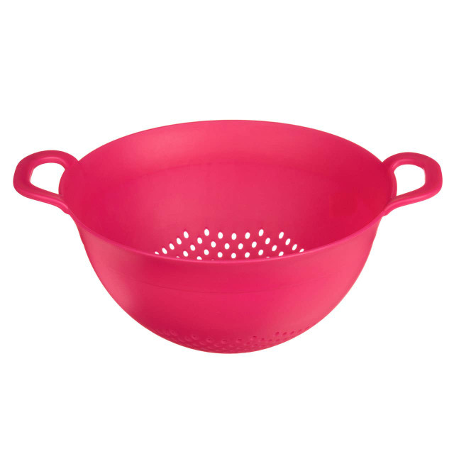 premier housewares Elon Hot Pink Large Plastic Colander With Handle