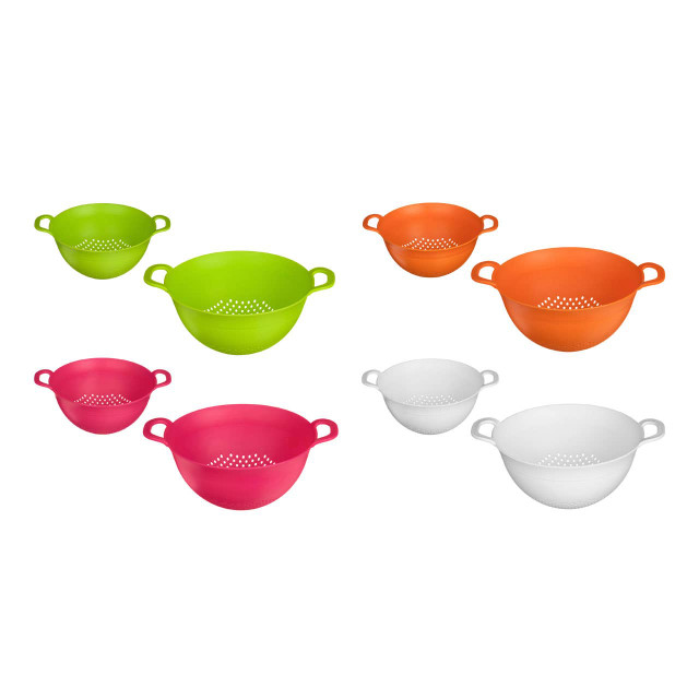 Premier Housewares Elon Hot Pink Small Plastic Colander With Handles