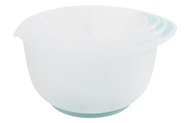 Premier Housewares Elon Set Of Three Plastic Mixing Bowls