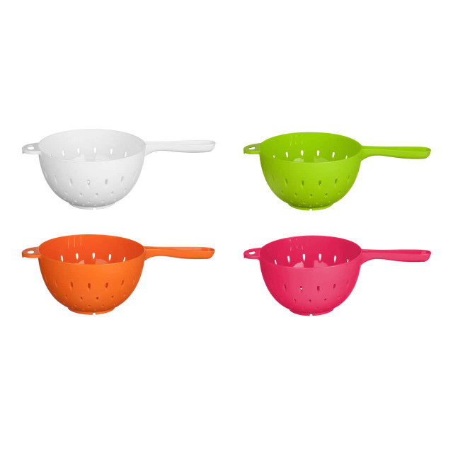 Premier Housewares Elon Small Orange Colander With Handle