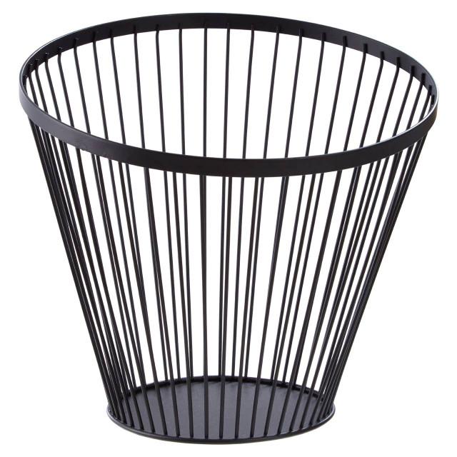 premier housewares Emery Matt Black Wire Tall Basket