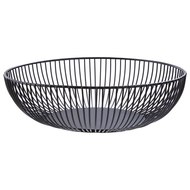premier housewares Emery Matte Black Iron Wire Fruit Bowl