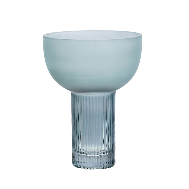 premier housewares Esma Small Light Blue Glass Vase