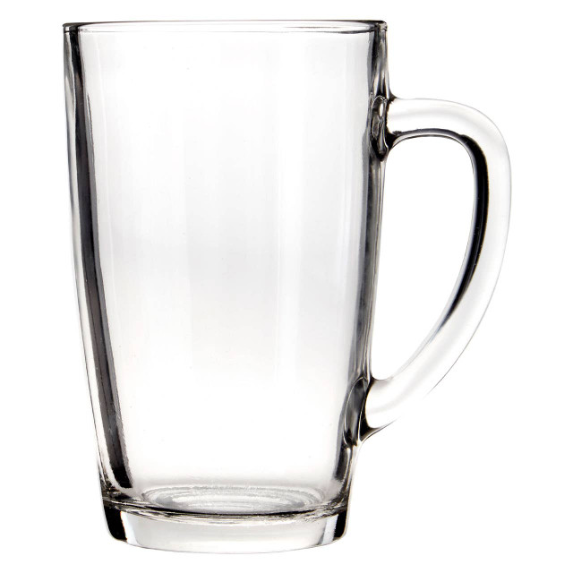 Premier Housewares Euri Clear Tall Glass Mugs Set Of 4