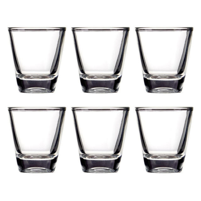 premier housewares Euri Set Of 6 Clear Shot Glasses 25ml