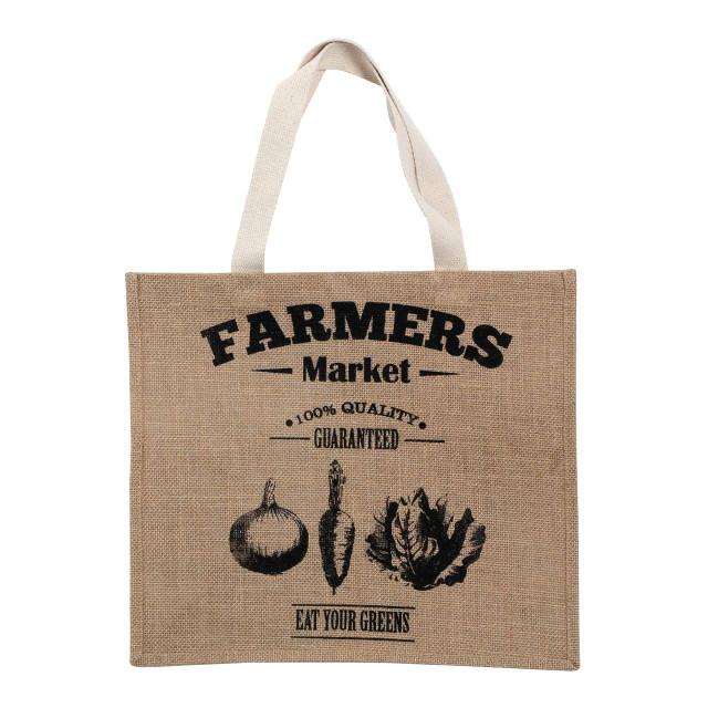 premier housewares Farmers Market Jute Shopping Bag