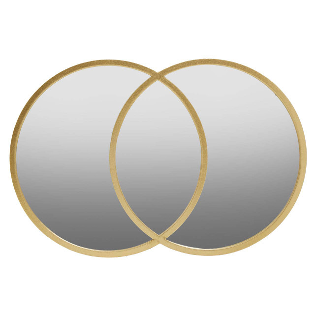 Premier Housewares Farran Overlapped Circles Wall Mirror