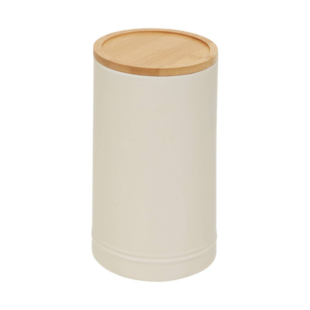 Premier Housewares Fenwick Cream Large Stoneware Canister
