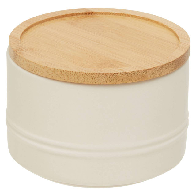 Premier Housewares Fenwick Cream Small Stoneware Canister