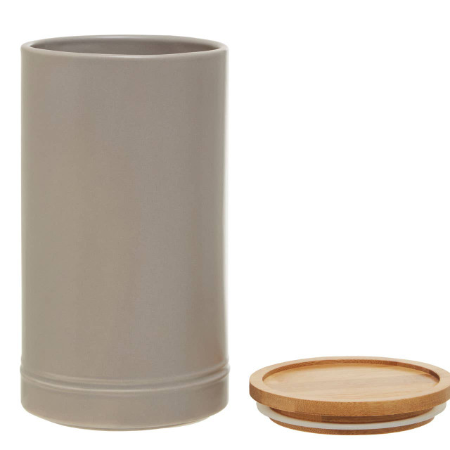Premier Housewares Fenwick Grey Large Stoneware Canister
