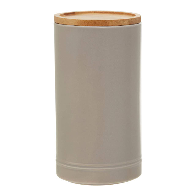 Premier Housewares Fenwick Grey Large Stoneware Canister
