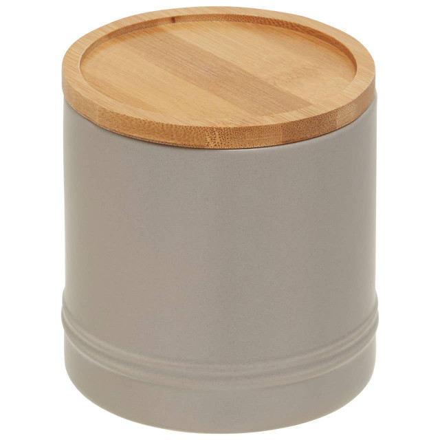 Premier Housewares Fenwick Grey Medium Stoneware Canister
