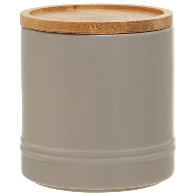 premier housewares Fenwick Grey Medium Stoneware Canister