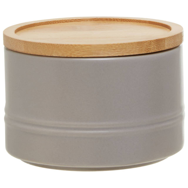 Premier Housewares Fenwick Grey Small Stoneware Canister