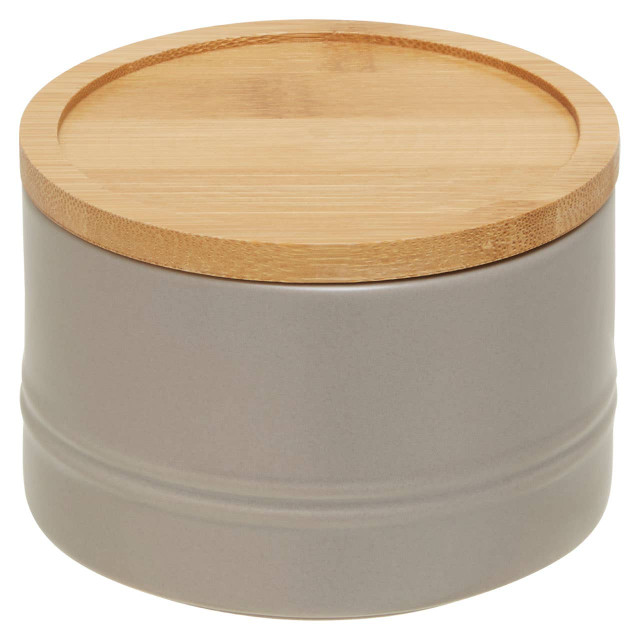 Premier Housewares Fenwick Grey Small Stoneware Canister