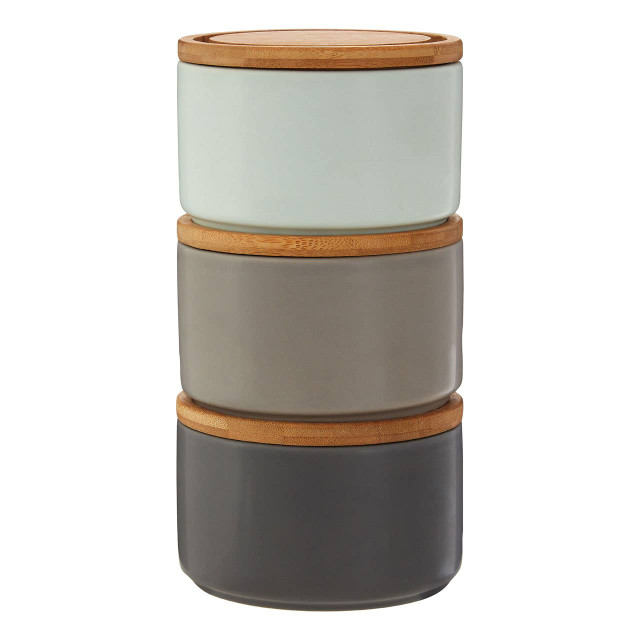 premier housewares Fenwick Set of Three Stacking Canisters