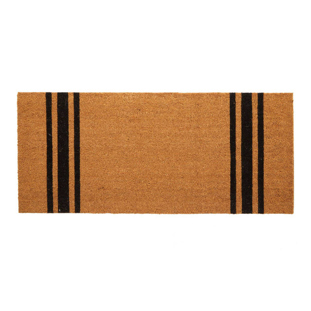 Premier Housewares Filta Black Stripe Extra Large Doormat